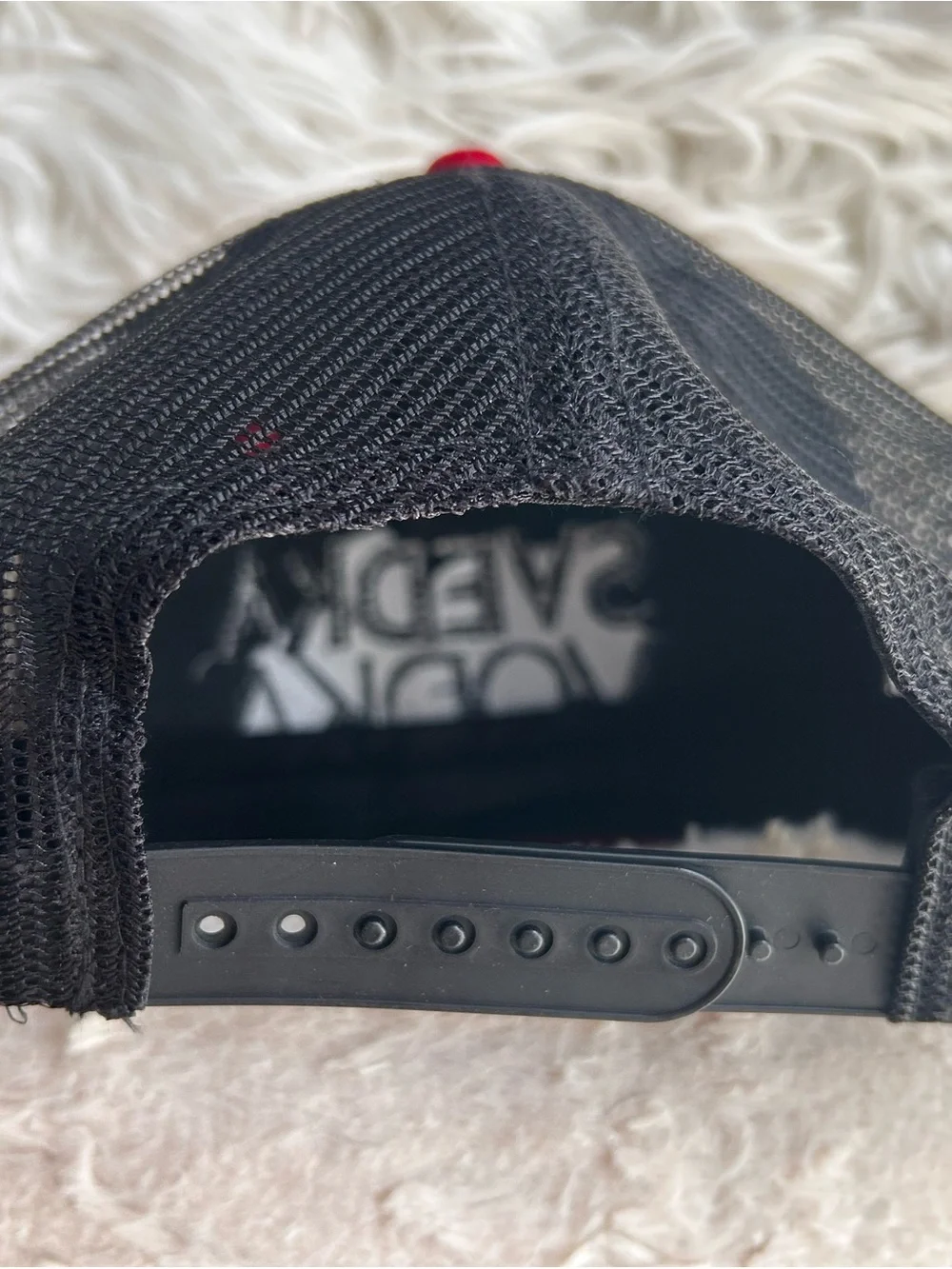 Red and Black Trucker Hat